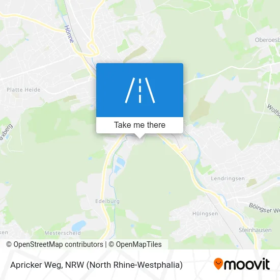 Карта Apricker Weg