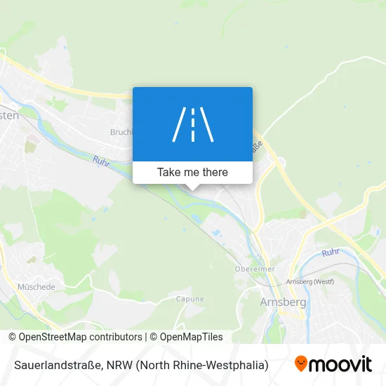 Sauerlandstraße map