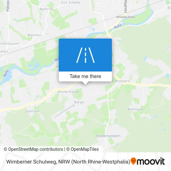 Wimberner Schulweg map