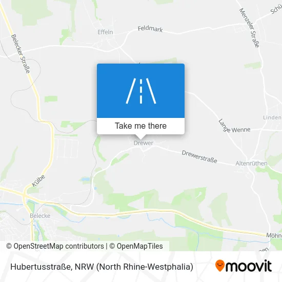 Карта Hubertusstraße