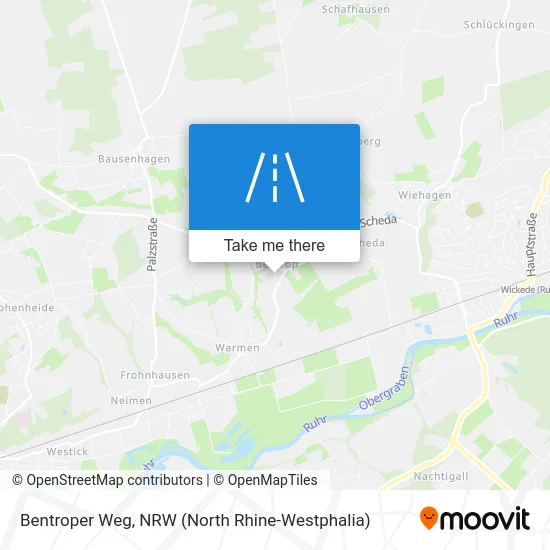 Bentroper Weg map