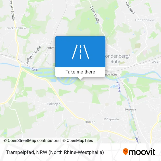 Карта Trampelpfad