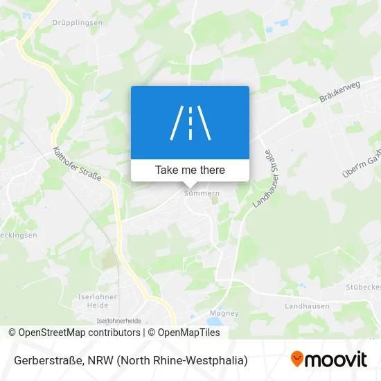 Карта Gerberstraße