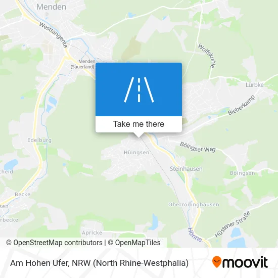 Карта Am Hohen Ufer