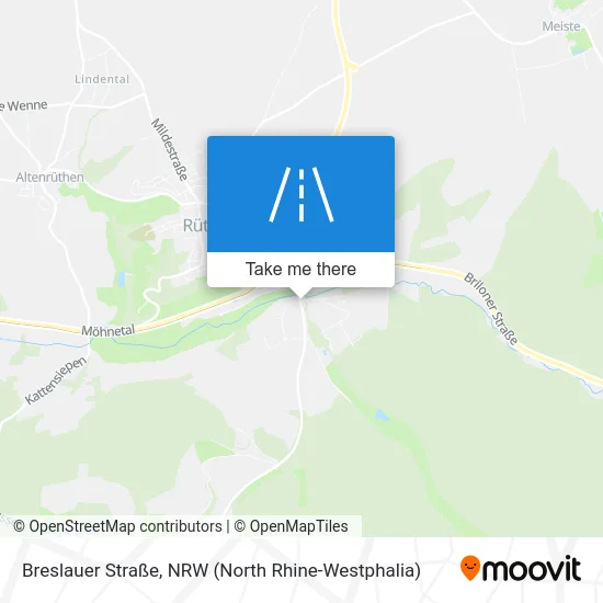 Карта Breslauer Straße