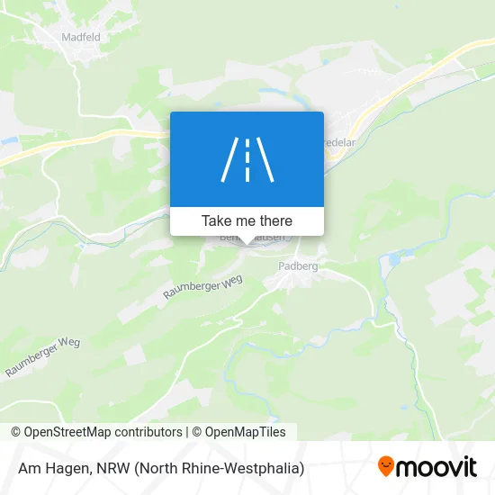 Am Hagen map
