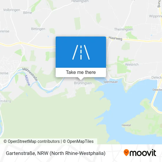 Карта Gartenstraße