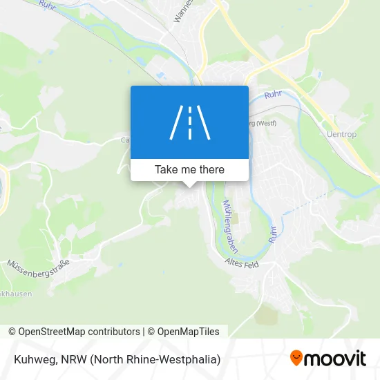 Kuhweg map