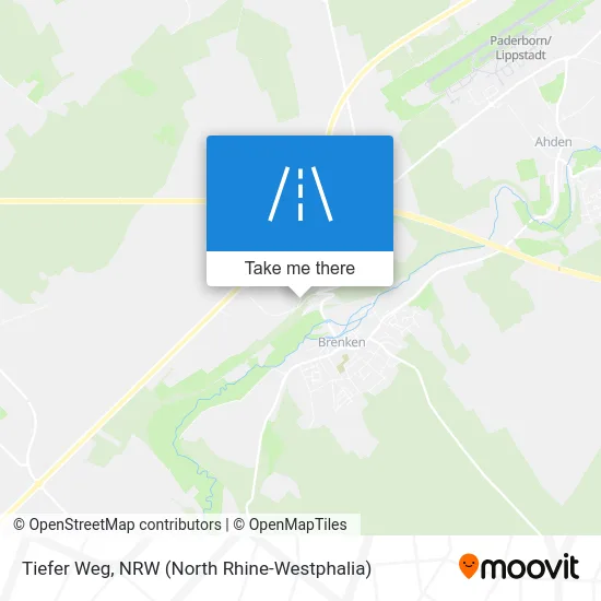 Карта Tiefer Weg