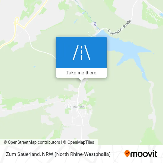 Карта Zum Sauerland