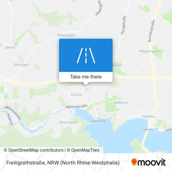 Карта Freiligrathstraße