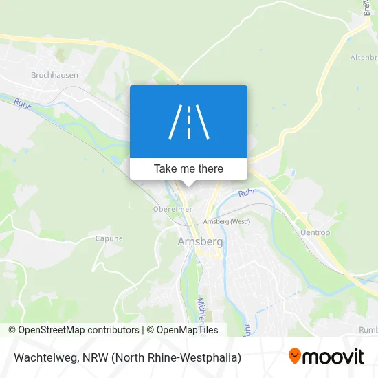 Wachtelweg map