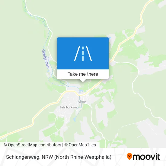 Schlangenweg map