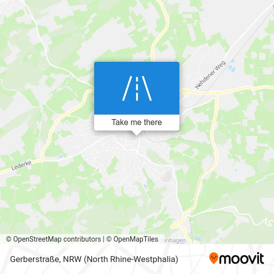 Карта Gerberstraße