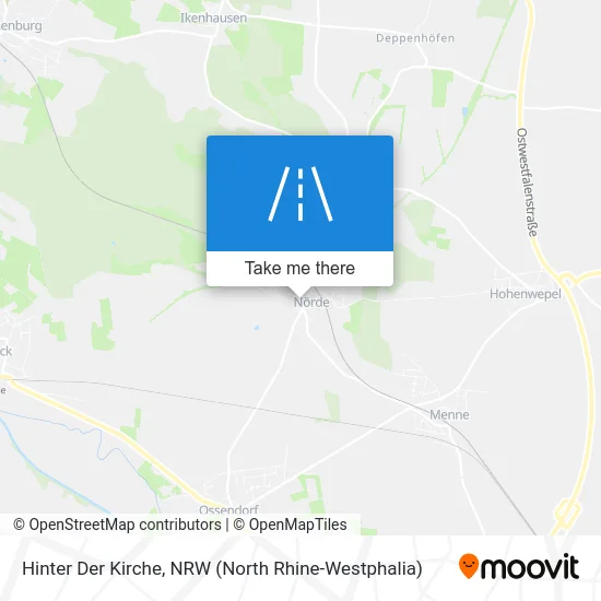 Карта Hinter Der Kirche
