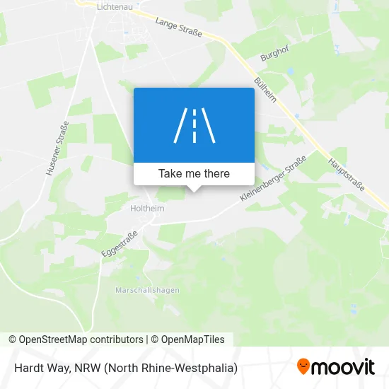 Hardtweg map