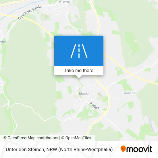 Карта Unter den Steinen