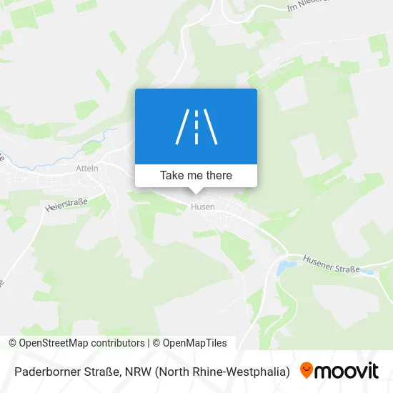 Карта Paderborner Straße