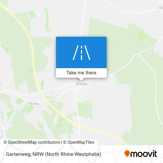 Карта Gartenweg