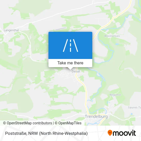 Карта Poststraße