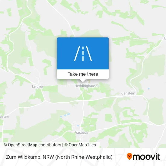 Карта Zum Wildkamp