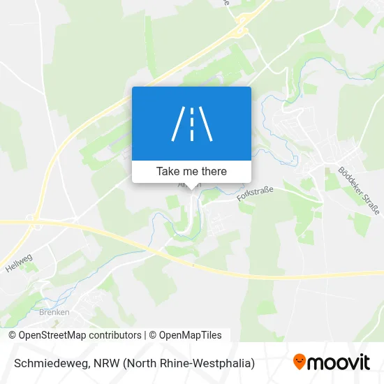 Schmiedeweg map