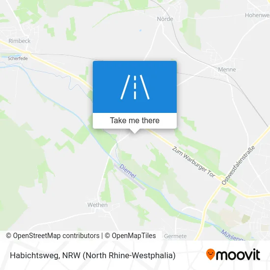Habichtsweg map