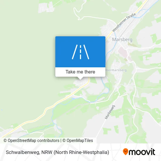 Schwalbenweg map