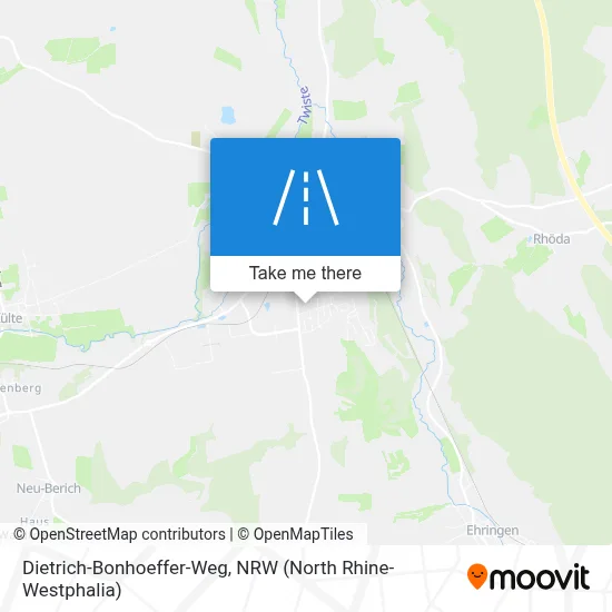 Dietrich-Bonhoeffer-Weg map