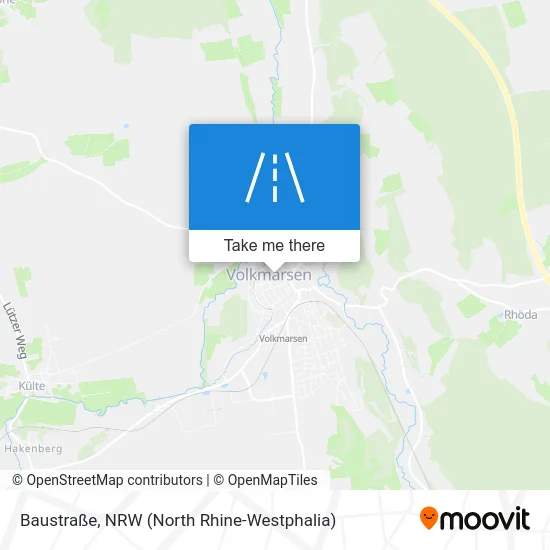 Карта Baustraße