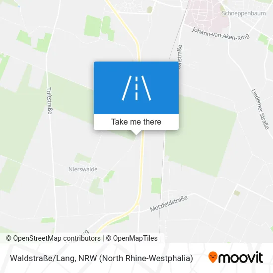 Карта Waldstraße/Lang