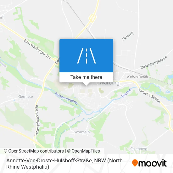 Карта Annette-Von-Droste-Hülshoff-Straße