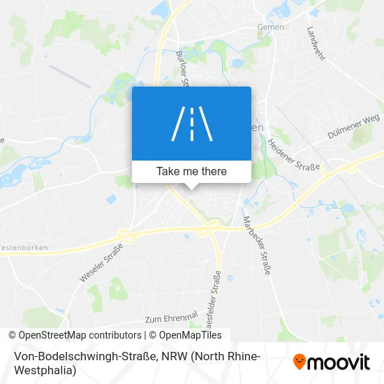 Карта Von-Bodelschwingh-Straße