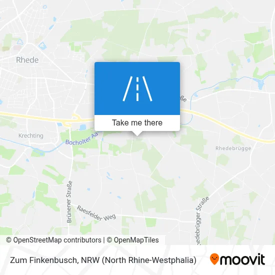 Zum Finkenbusch map