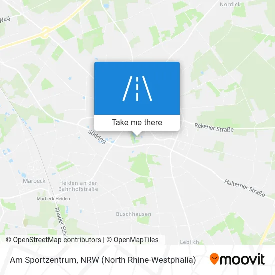 Am Sportzentrum map