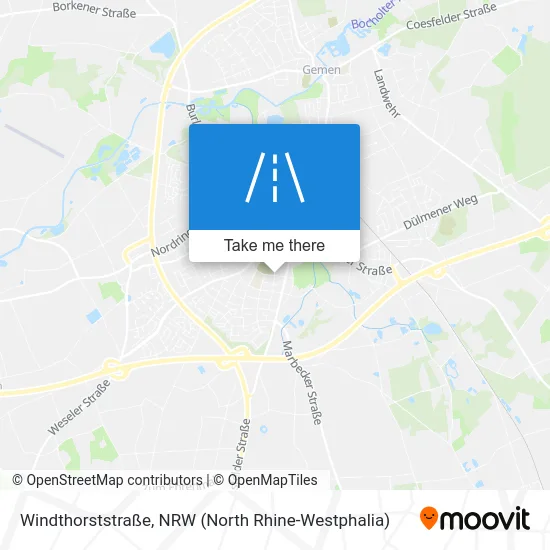Карта Windthorststraße