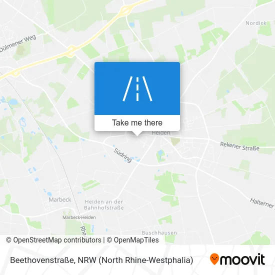 Beethovenstraße map