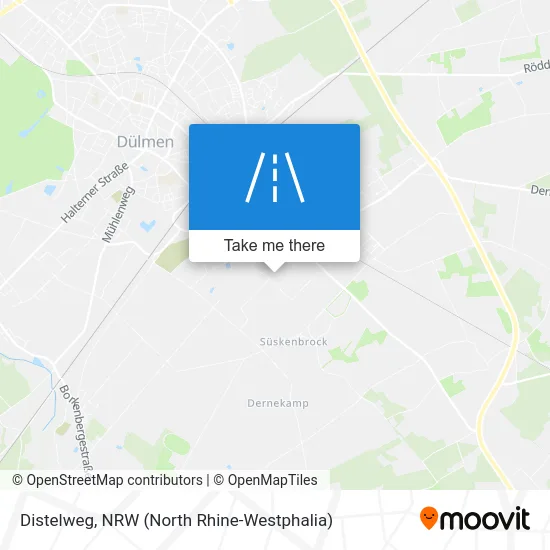 Карта Distelweg