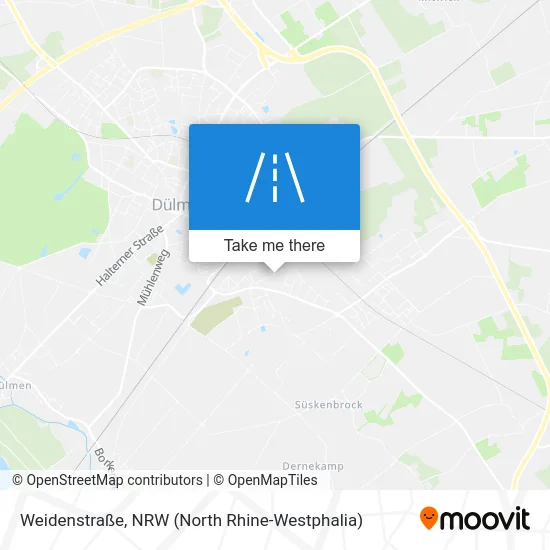 Карта Weidenstraße