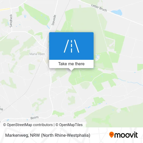 Markenweg map