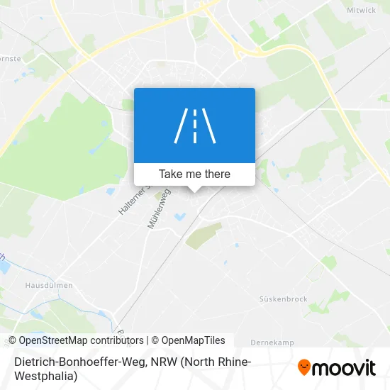 Карта Dietrich-Bonhoeffer-Weg