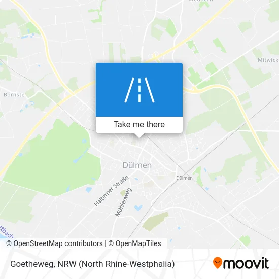 Карта Goetheweg