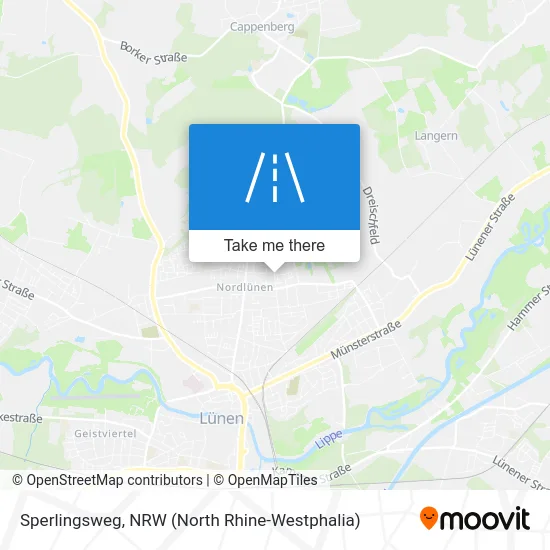 Sperlingsweg map