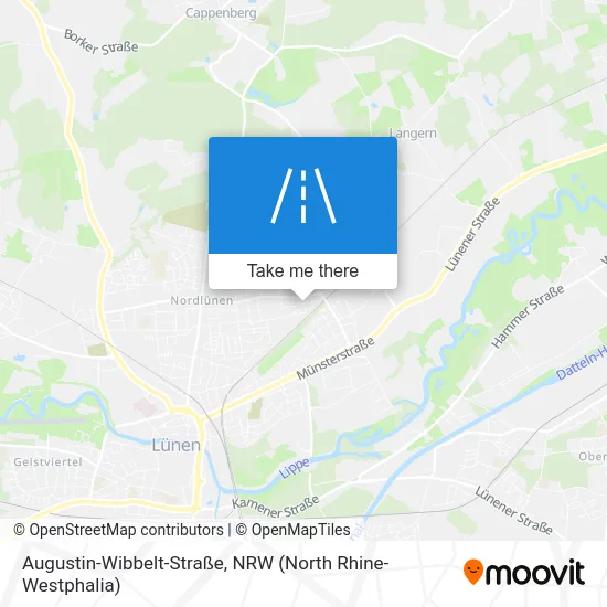 Карта Augustin-Wibbelt-Straße