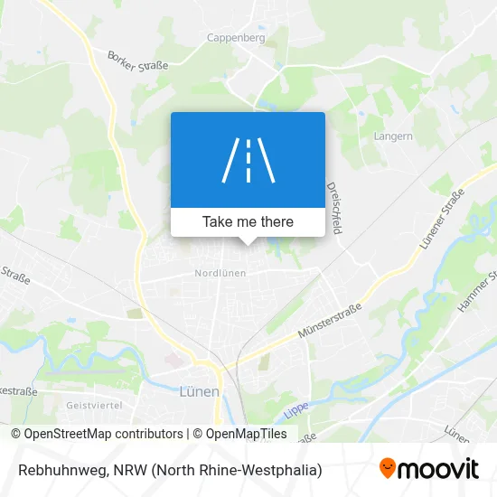 Rebhuhnweg map