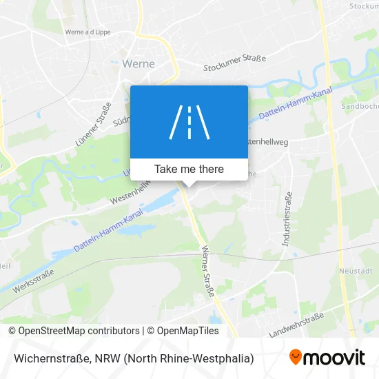 Карта Wichernstraße