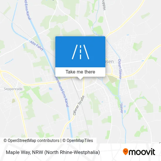 Ahornweg map