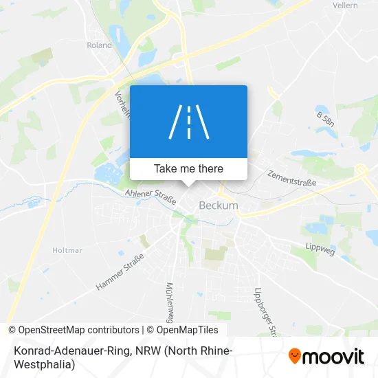 Карта Konrad-Adenauer-Ring