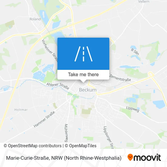 Карта Marie-Curie-Straße