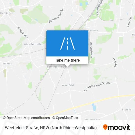 Карта Weetfelder Straße